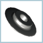 Snijwiel in gehard staal