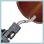 Verwijderbare ontbramer 